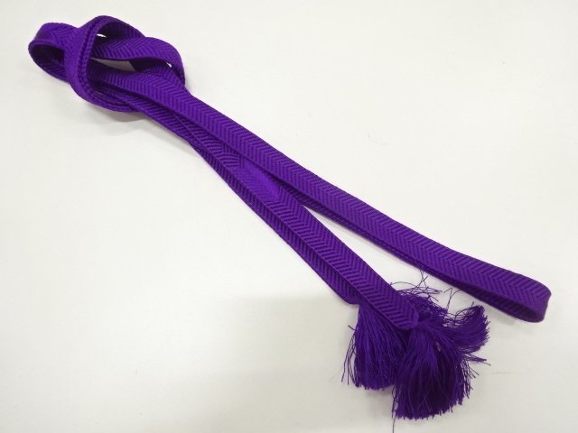 JAPANESE KIMONO / HAND-TIED OBIJIME CORD